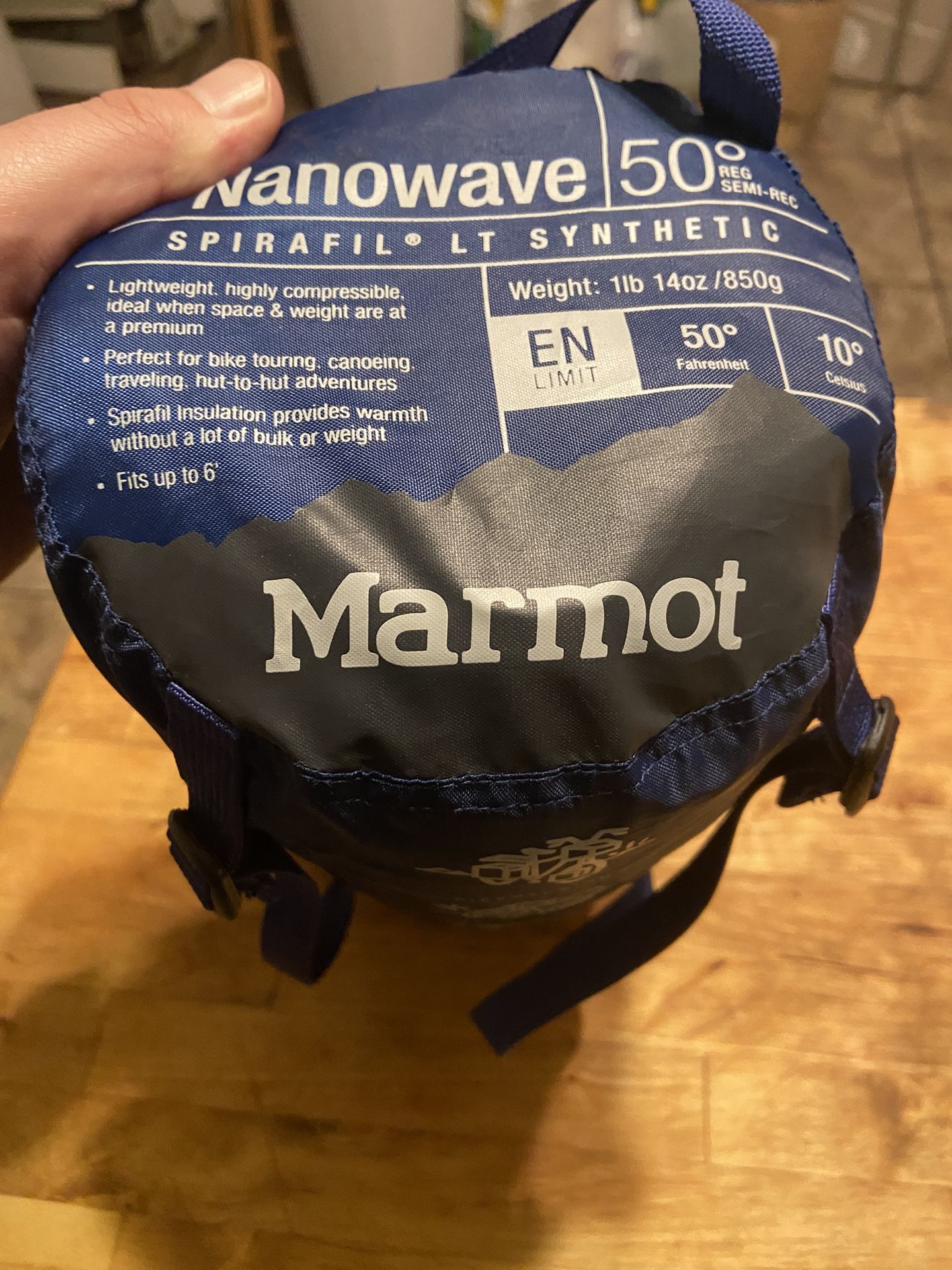 Marmot Nanoweave 50F Sleeping bag (royal Blue)