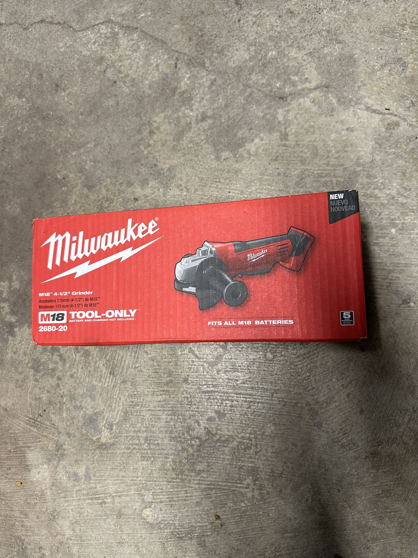 Milwaukee grinder (new In Box) 
