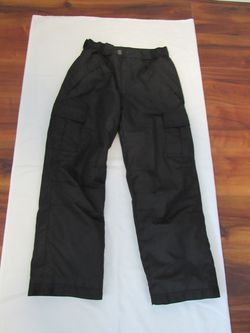 Youth 6/7 Black Snow Pants, Iceburg