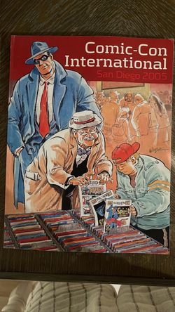 Comic-Con 2005 Program Book - Will Eisner The Spirit Final Cover - SDCC Rare