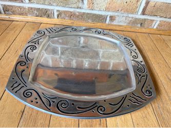 14” SQUARE LENOX SPYRO GORGEOUS SERVING PLATTER