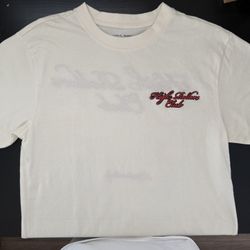 Public Supply NYC High Rollers Club Pin-Up Graphic Print T-Shirt (L, White)