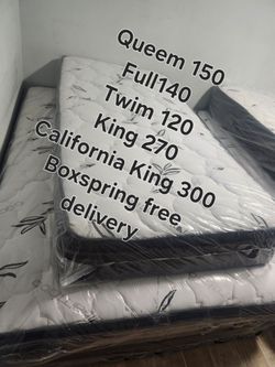 Mattress Pillow Top New