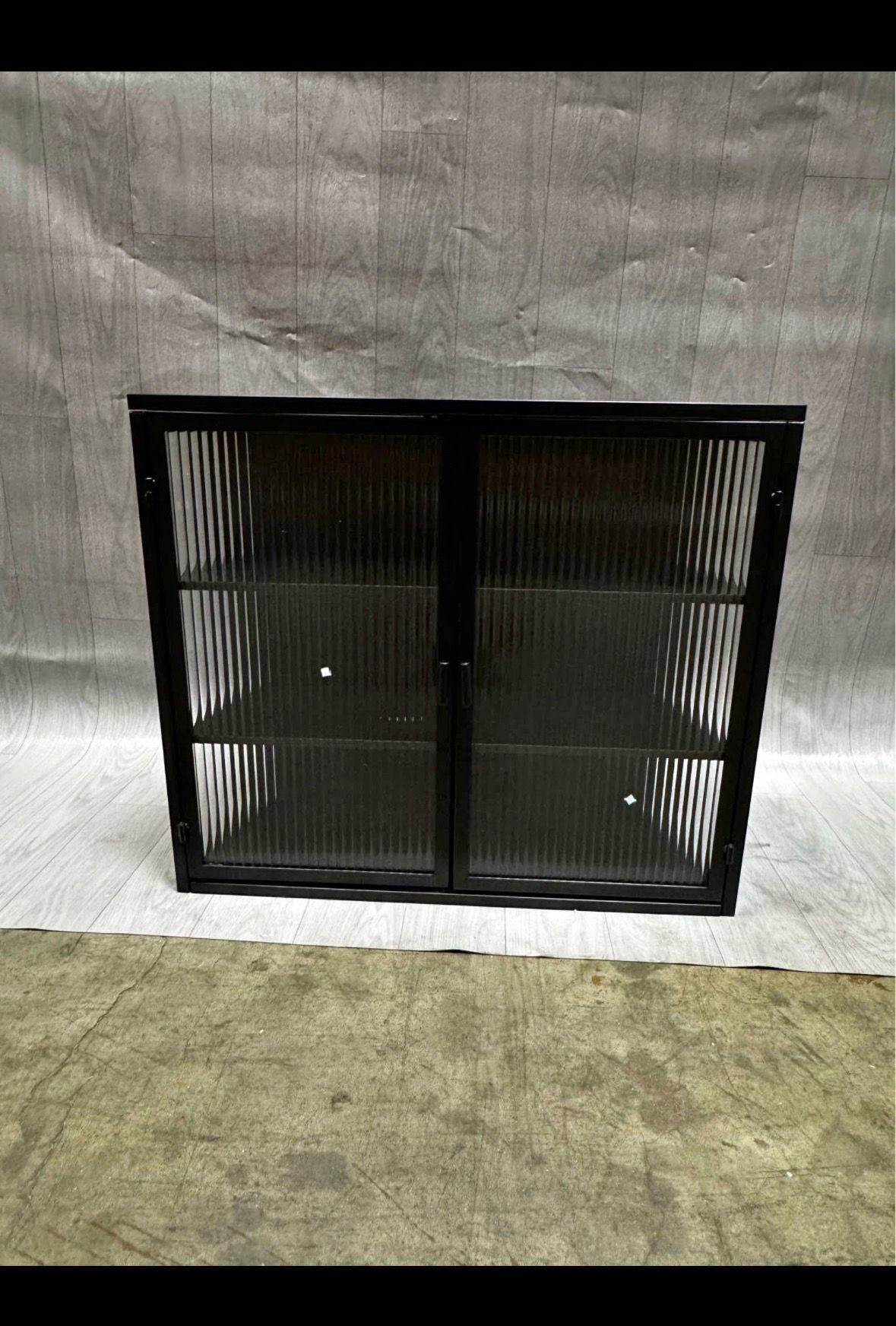 Brand New Black Wall Mounted Storage Cabinet