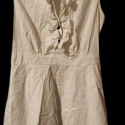 Charlotte Russe Casual Summer Dress - White, Size Medium