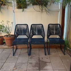 3 Patio Chairs
