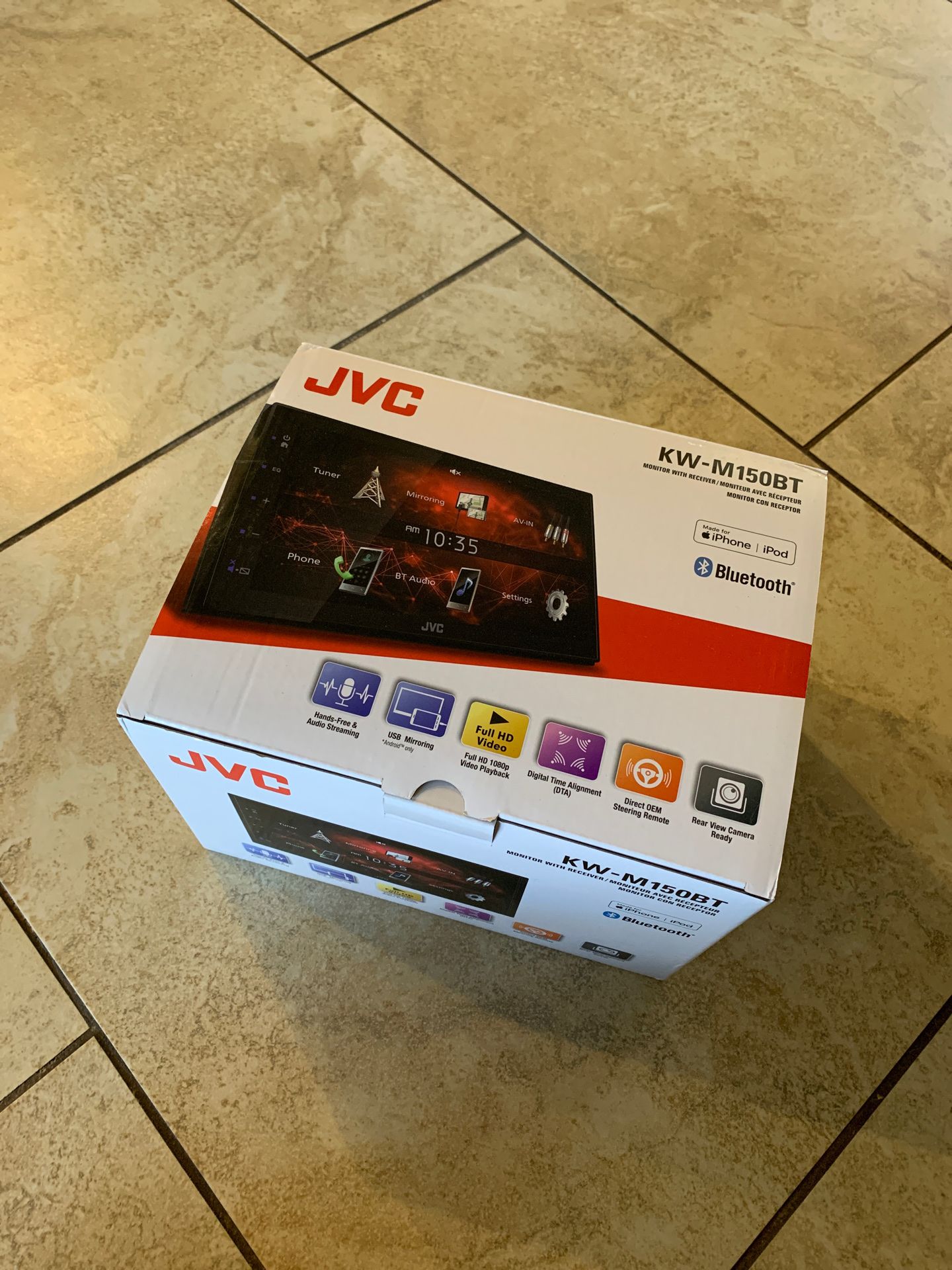 Brand New JVC KW-M150BT Stereo Receiver