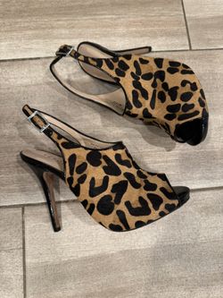 TASORI REAL CALF HAIR LEATHER HEELS