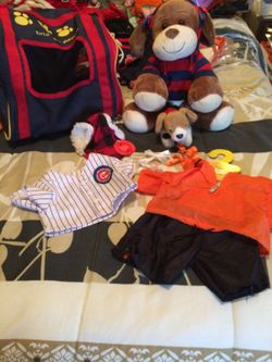 Build a bear dog with small dog clothes