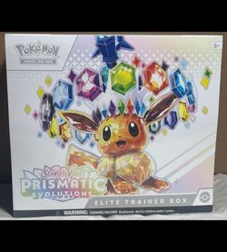 Pokémon Scarlet & Violet Prismatic Evolutions Elite Trainer Box