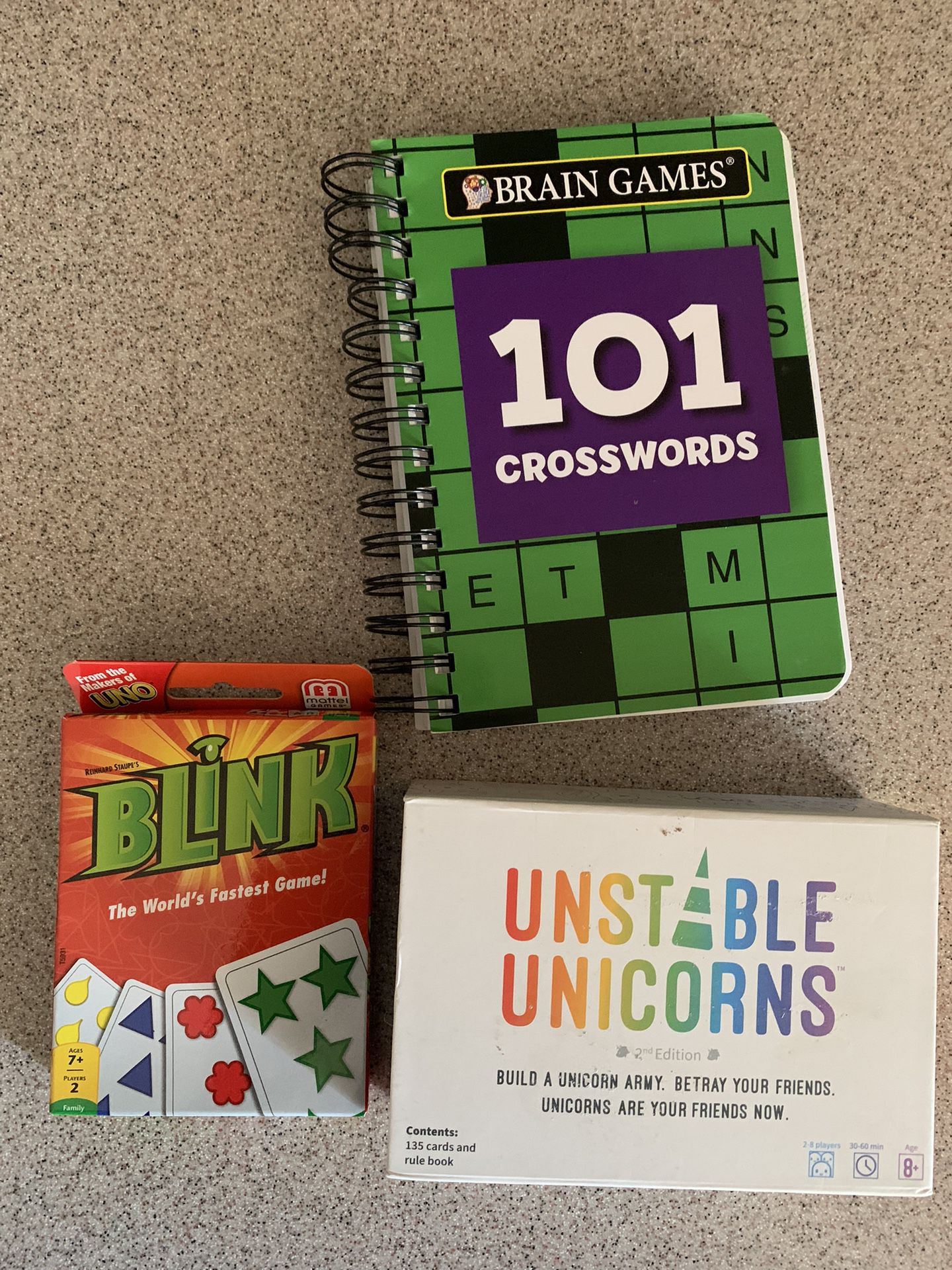 Crossword Puzzles And Card Games