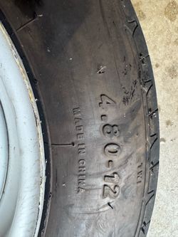 Tráiler tires &rims 4/80/12