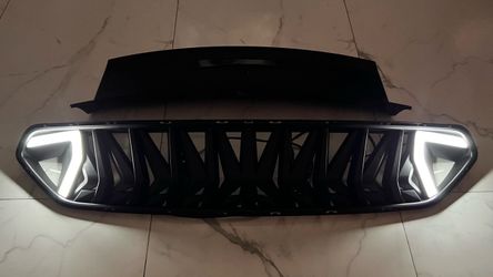 ⁠Ford Mustang (2018-2023) RTR Style LED Front Grille + OEM GT Rear Decklid Panel⁠