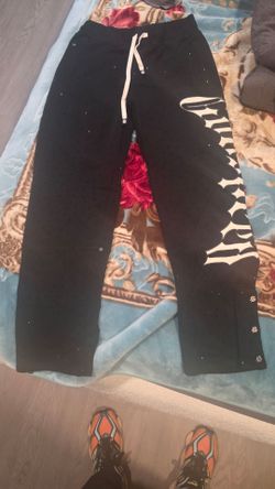 Godspeed Black Graphic Sweatpants with Side Print