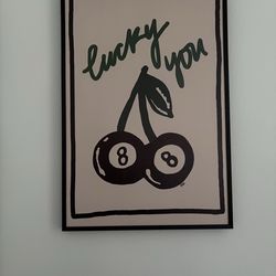 Large Framed Canvas Wall Art - 24x16 Black Frame