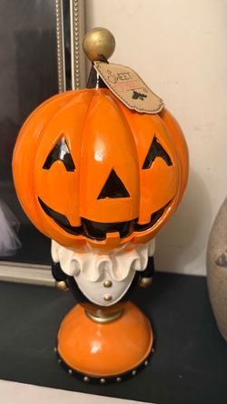New Sweet Street Halloween 17” H Jack-O-Lantern Figurine check more photos