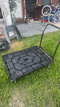 Heavy duty cart with removable handle 77407