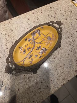 Vintage chinese soap tray