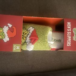 Brand New Grinch Slippers 