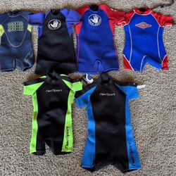 Toddler/Small Child Short Wetsuits Mid