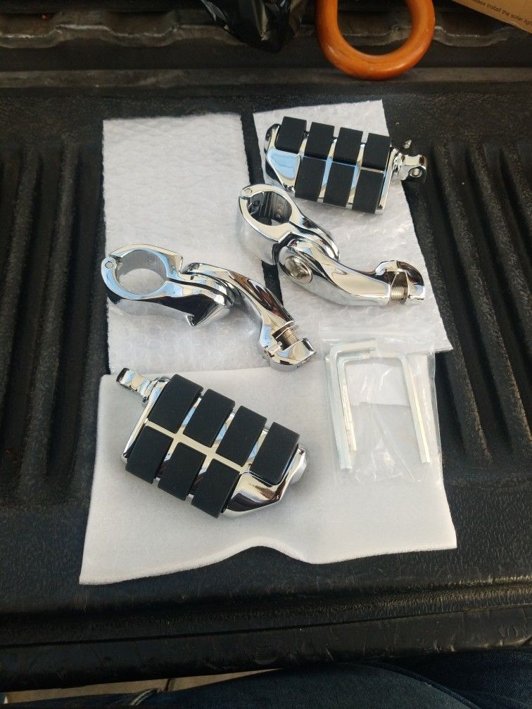 Harley Davidson Pegs With Brackets