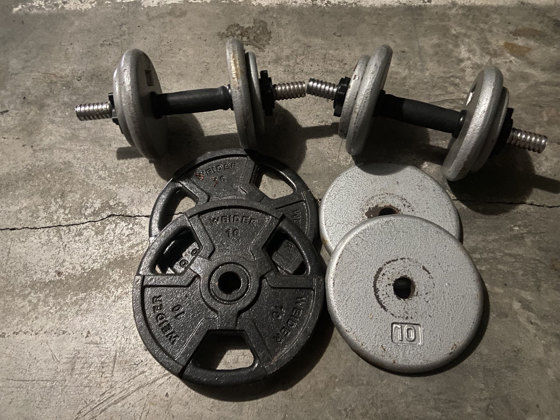 Adjustable Dumbbells - Up To 45lbs Each