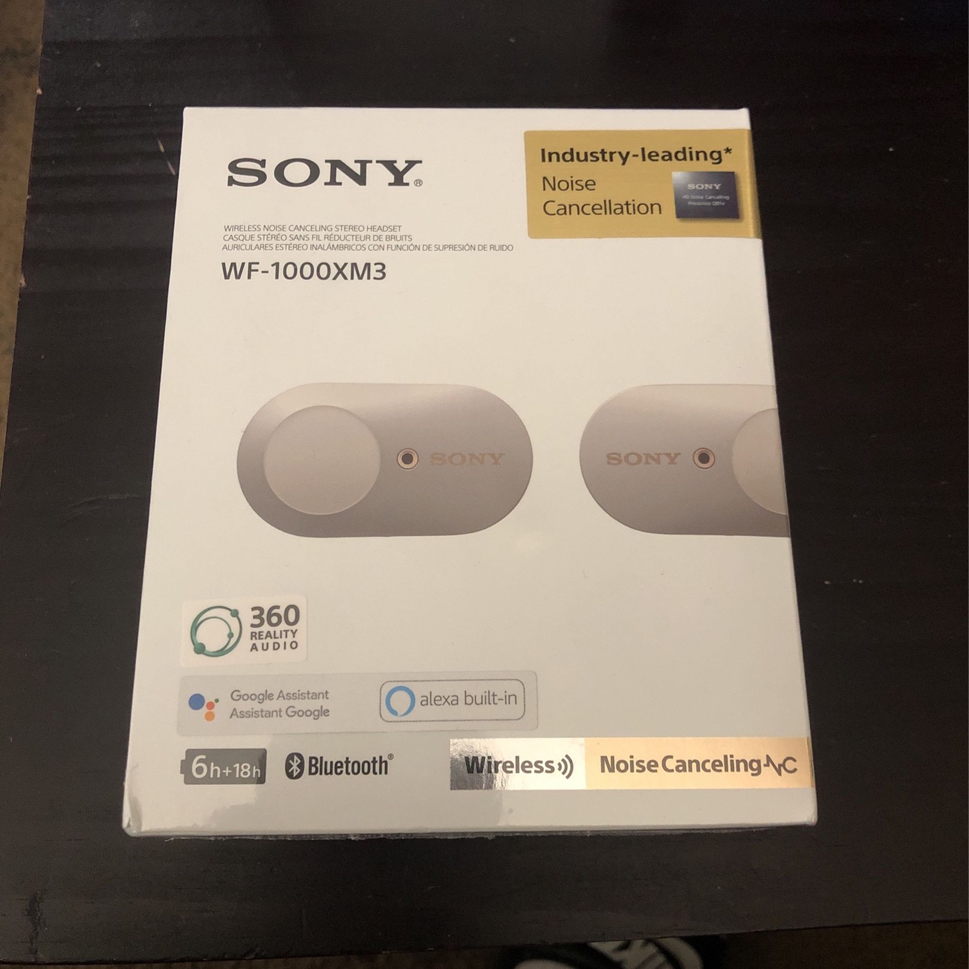 Sony Silver Wire Earbuds