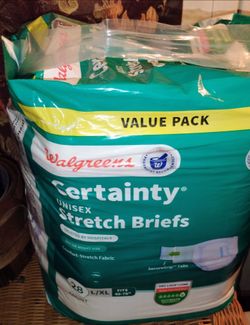 WALGREENS BRIEFS SIZE LARGE/XLARGE