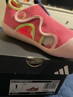 Adidas pink water shoes