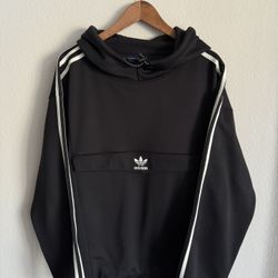 Adidas Anorak Pouch Hoodie Black size XL