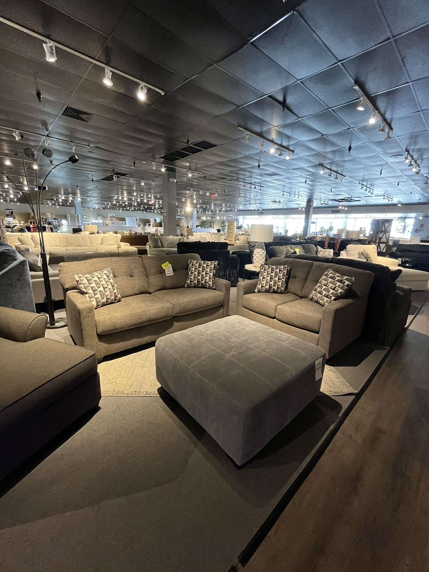 Brown Sofa And Loveseat