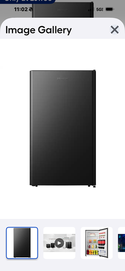 Hisense 3.3-cu ft Mini Fridge (Black) ENERGY  STAR