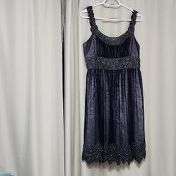 Adrianna papell beaded evening dress