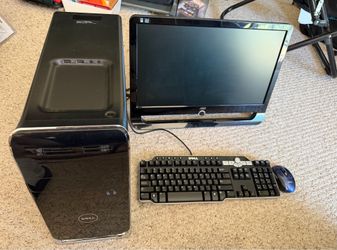 Dell XPS 8500 Desktop Computer: Core  i7-3770 (3.4 GHz) 8GB memory 120 GB SSD PLUS 250GB SATA hard drives Windows  11 Pro