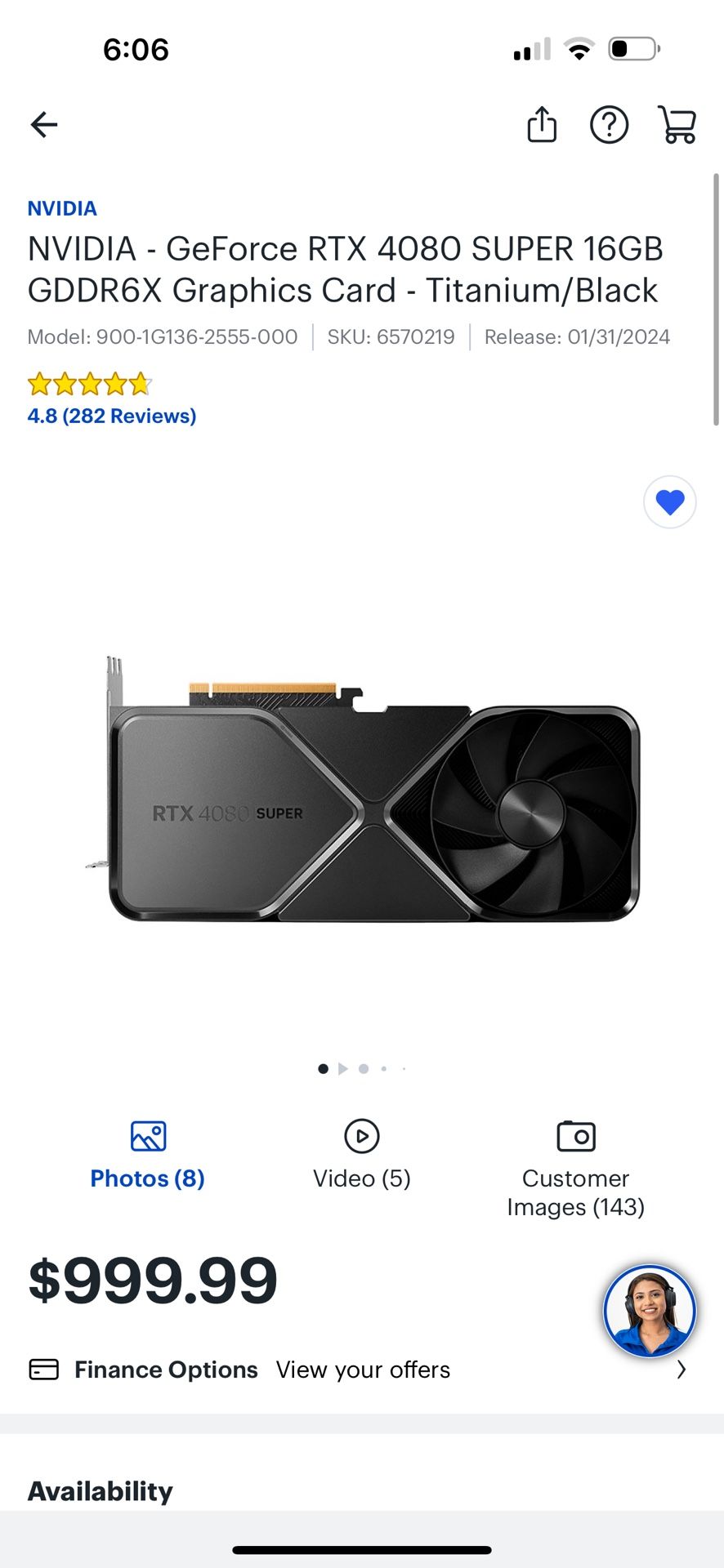 NVIDIA - GeForce RTX 4080 SUPER 16GB GDDR6X Graphics Card - Titanium/Black