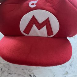 Super Nintendo Mario World Plush Hat 