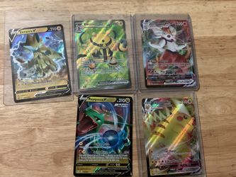 5 Pokémon Cards — EX/V/VMAX Cards- collection bundle