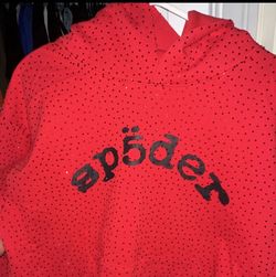 Sp5der Rhinestone Hoodie/ Lost Hills  shirts