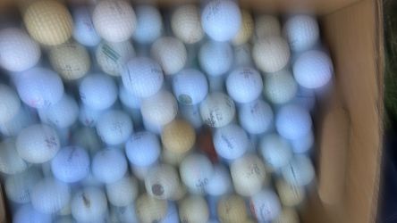 A lot of golf balls