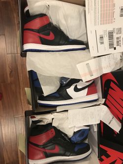 Nike air Jordan 1 og TOP 3 NEW 9.5 yeezy Chicago bred bio hack union 4 supreme