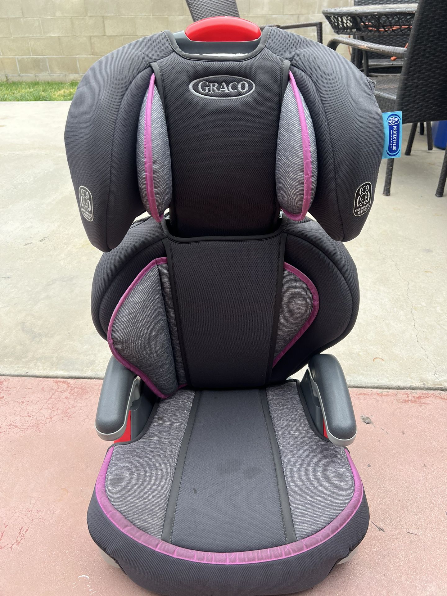 Graco Booster Seat Grey And Purple