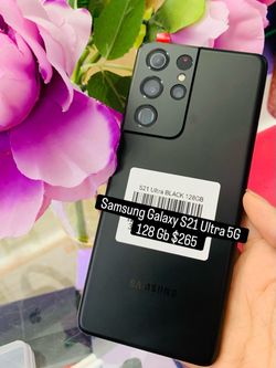 Unlocked - Samsung Galaxy S21 Ultra 5G 128 Gb and clean imei