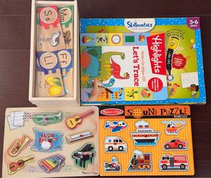 Kids Educational Toy Bundle – Puzzles & Activity Set