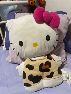 Hello Kitty Large leopard Plush Stuffed Animal