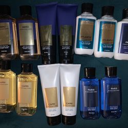 Bath And Body Works Mens Lotions And Creams And Shower Gel