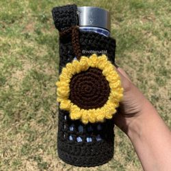 Sunflower Pouch For Trinkets, Coins, & Tiny Items