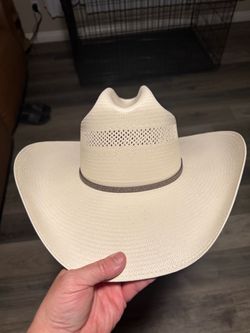 Stetson straw cowboy hat size 7 **new in box**