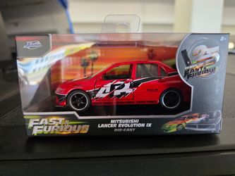 1:32 fast and furious Red Evo.
