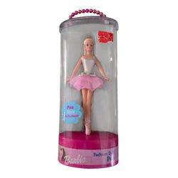 Vintage Barbie 6" Pink "Dancing Ballerina" Fashion Doll Pen Roseart 2004 NOS