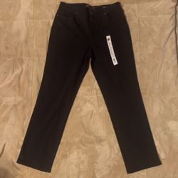 Gloria Vanderbilt Amanda Jeans Size 12 Black